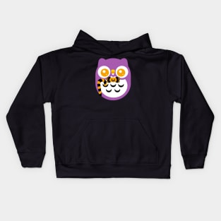 Halloween cute baby owl V. 2 Kids Hoodie